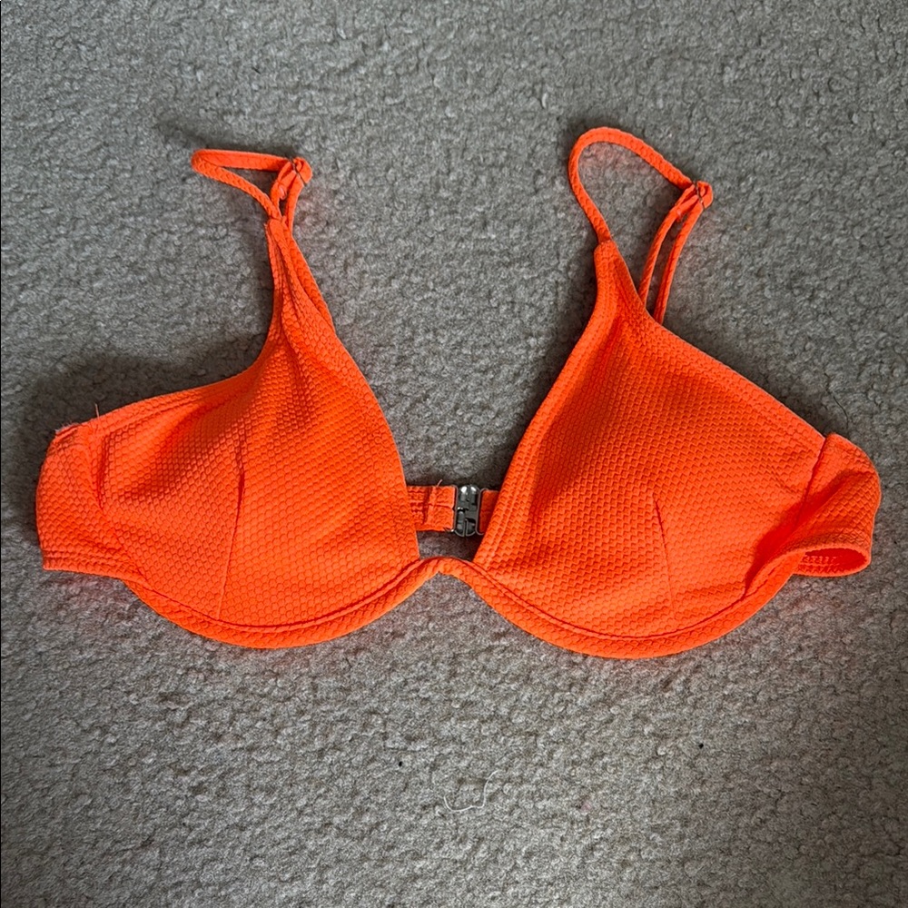Vibrant Orange Women's Bikini Top